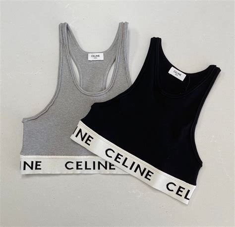 celine athletic knit bra top|Women's Celine Sports Bra .